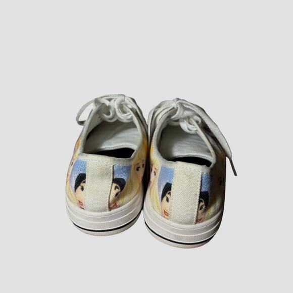 Disney Princess sneakers low top custom graphic women's sz 8 - Picture 5 of 7